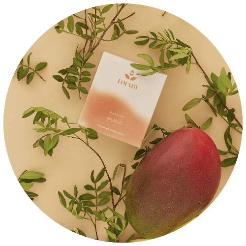 Folaby - naturalne mydło w piance o zapachu mango